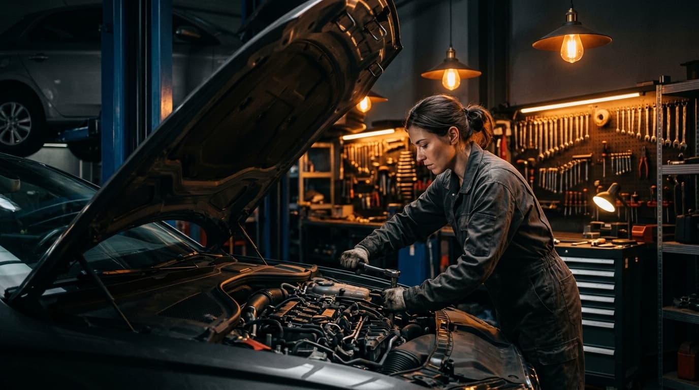 Expert technician at work